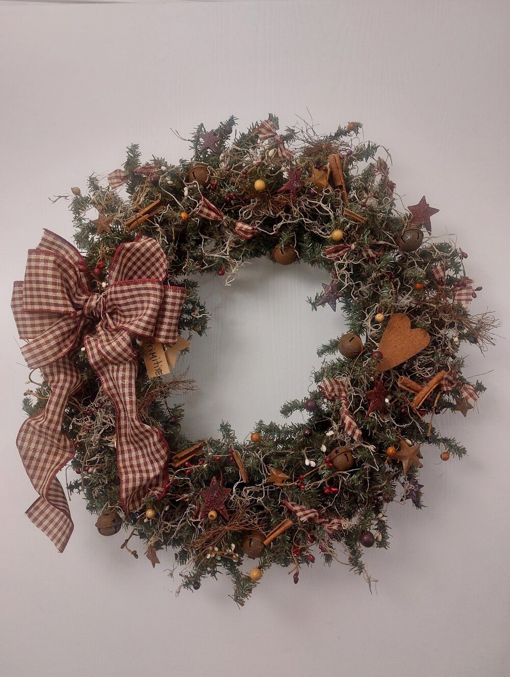 Rustic German Twig 22" Wreath - Picture 3 of 5